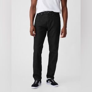New GAP Men’s Denim GapFlex Straight Leg Jeans~ Black 33x32